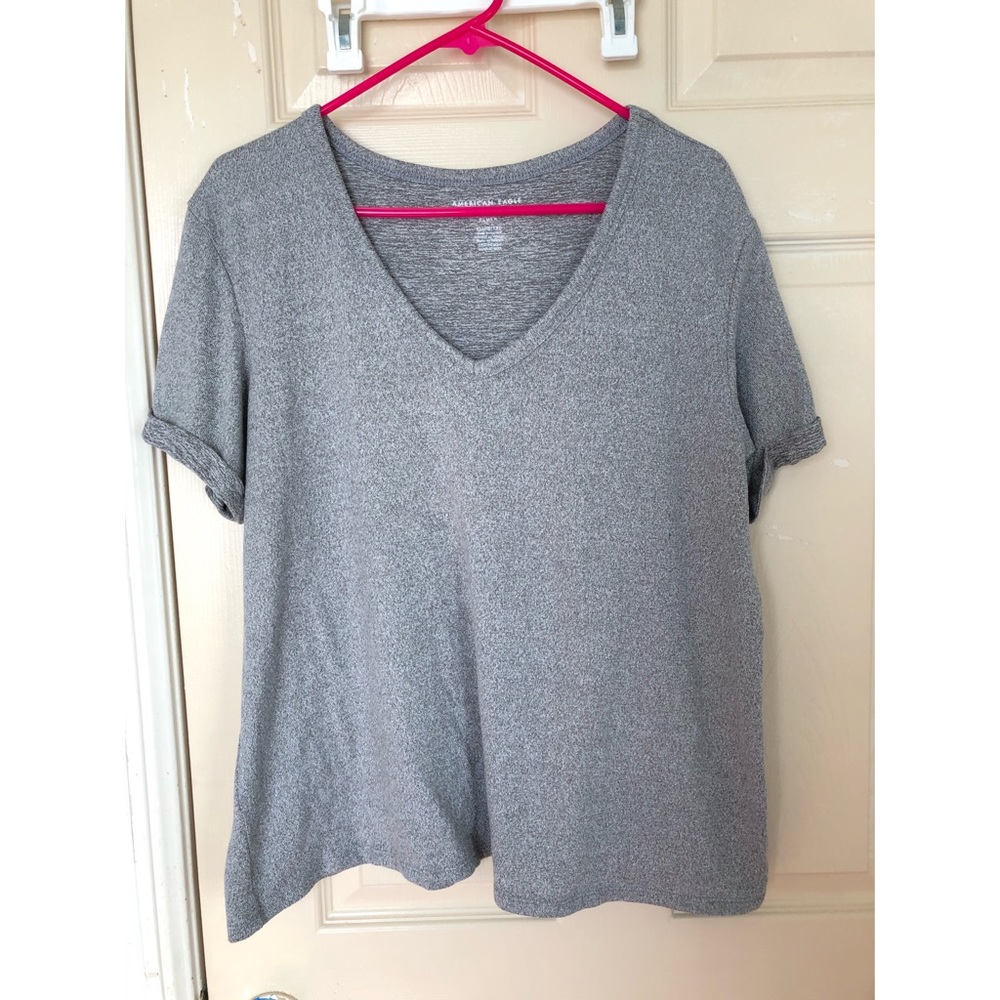 Grey v neck